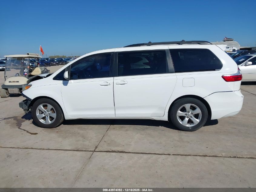 2016 Toyota Sienna Le 8 Passenger VIN: 5TDKK3DCXGS752126 Lot: 43974392