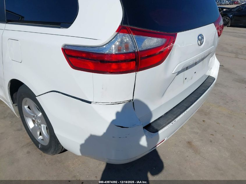 2016 Toyota Sienna Le 8 Passenger VIN: 5TDKK3DCXGS752126 Lot: 43974392