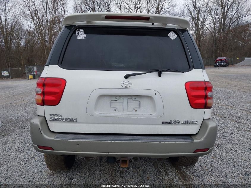 2004 Toyota Sequoia Sr5 V8 VIN: 5TDBT44A74S231944 Lot: 43974423