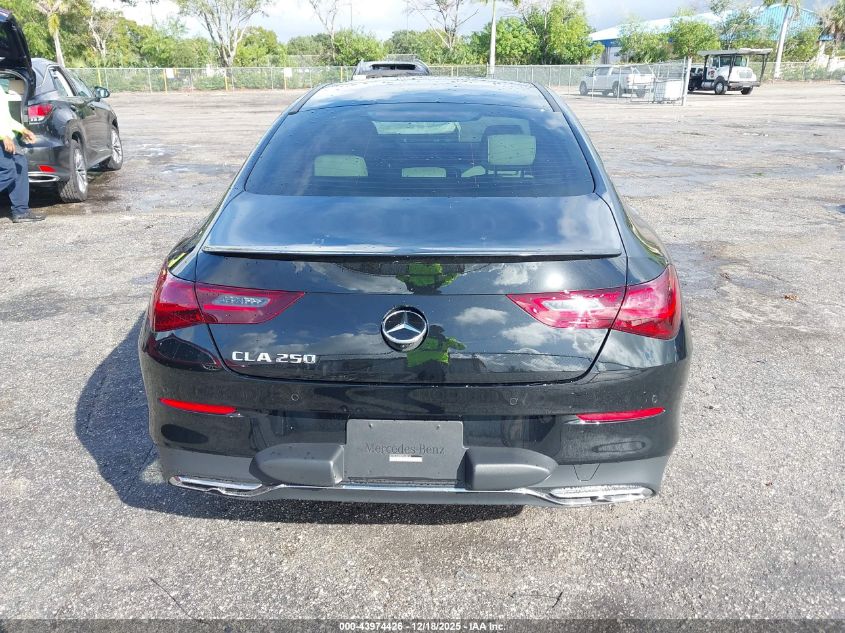 2025 Mercedes-Benz Cla 250 Coupe VIN: W1K5J4GB8SN556926 Lot: 43974426