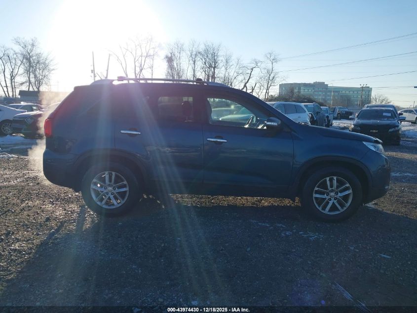 2014 Kia Sorento Lx VIN: 5XYKT3A62EG511344 Lot: 43974430