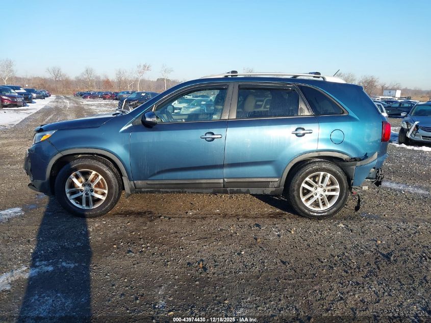 2014 Kia Sorento Lx VIN: 5XYKT3A62EG511344 Lot: 43974430