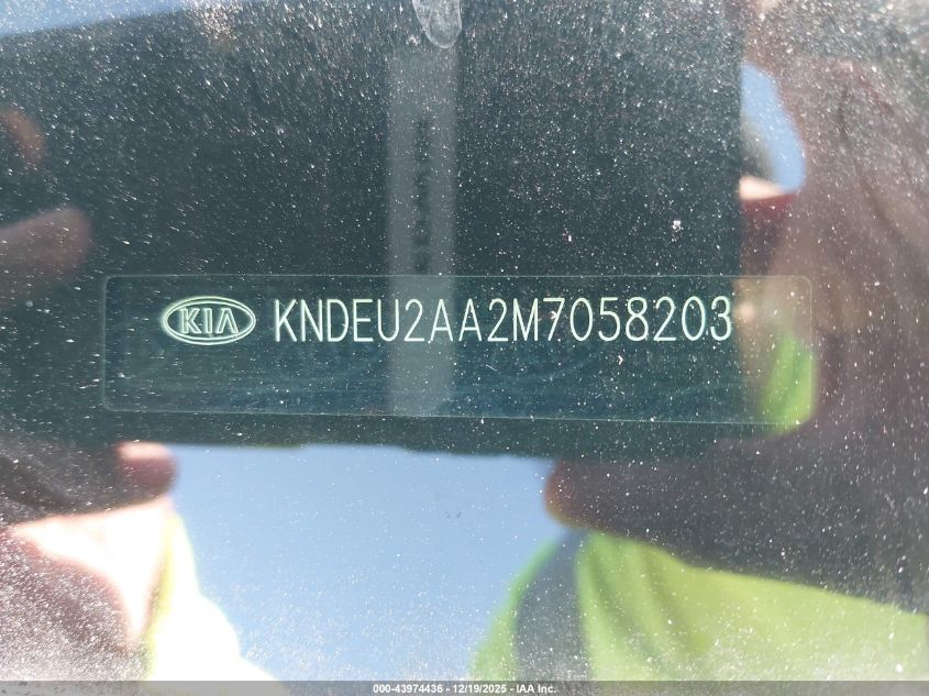 2021 Kia Seltos S VIN: KNDEU2AA2M7058203 Lot: 43974436