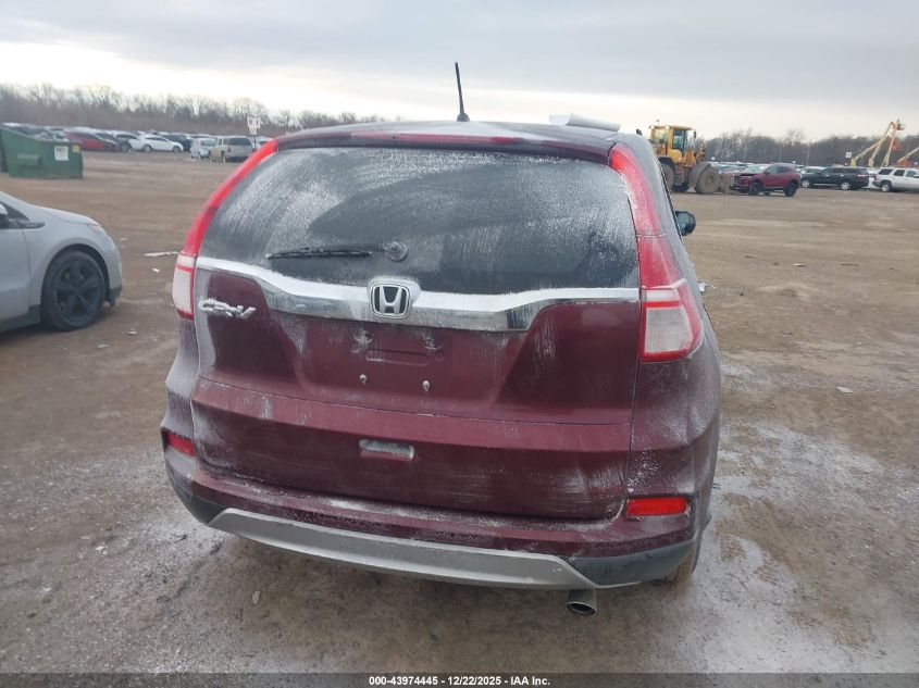 2016 Honda Cr-V Se VIN: 2HKRM3H43GH518136 Lot: 43974445