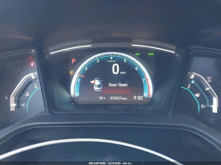 2019 Honda Civic Lx VIN: 2HGFC2F68KH514915 Lot: 43974465