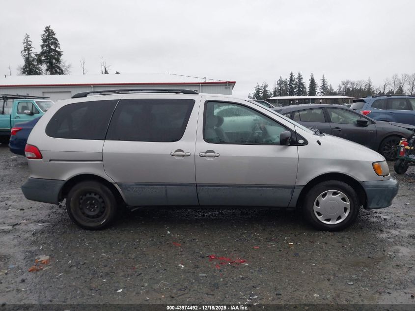 2002 Toyota Sienna Le VIN: 4T3ZF13C22U415269 Lot: 43974492