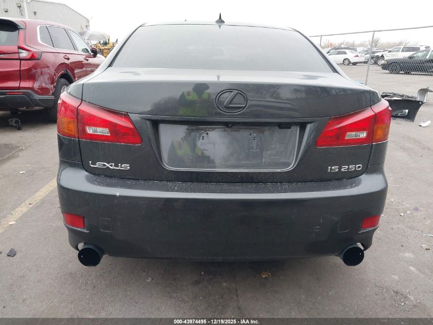 2008 Lexus Is 250 VIN: JTHBK262185052869 Lot: 43974495