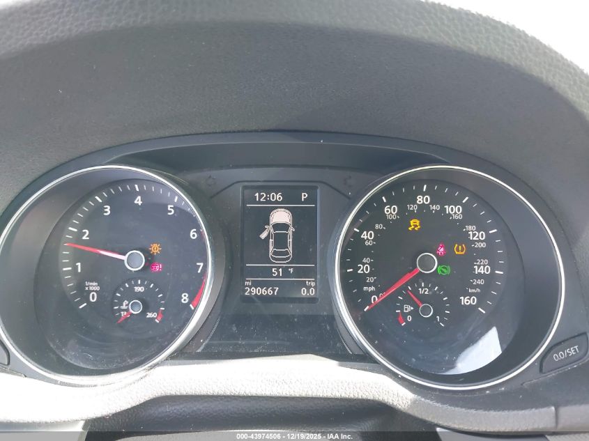 2017 Volkswagen Passat 1.8T R-Line VIN: 1VWDT7A34HC056668 Lot: 43974506