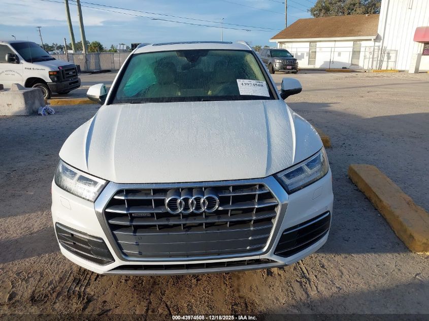 2019 Audi Q5 45 Premium VIN: WA1BNAFY6K2092763 Lot: 43974508