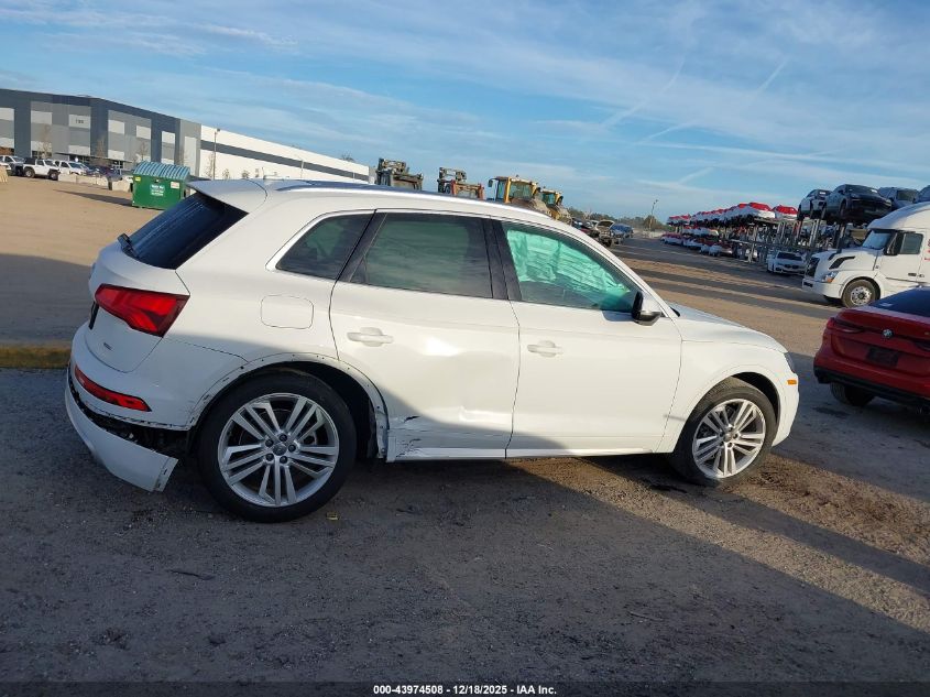 2019 Audi Q5 45 Premium VIN: WA1BNAFY6K2092763 Lot: 43974508