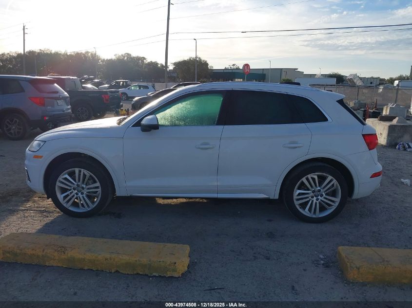 2019 Audi Q5 45 Premium VIN: WA1BNAFY6K2092763 Lot: 43974508