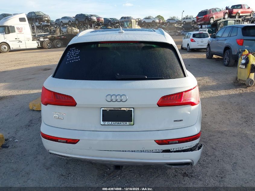 2019 Audi Q5 45 Premium VIN: WA1BNAFY6K2092763 Lot: 43974508