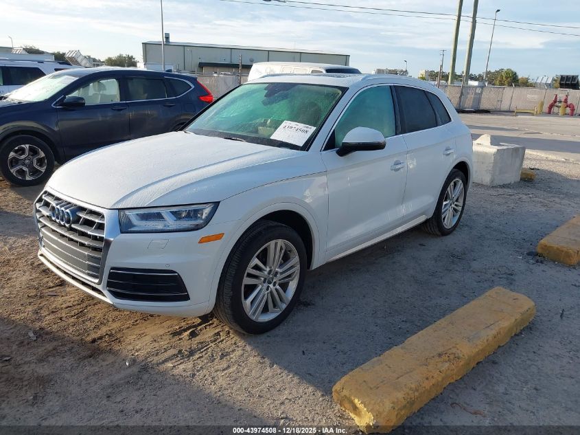 2019 Audi Q5 45 Premium VIN: WA1BNAFY6K2092763 Lot: 43974508