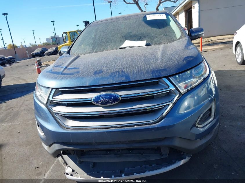 2018 Ford Edge Titanium VIN: 2FMPK3K94JBC51914 Lot: 43974531