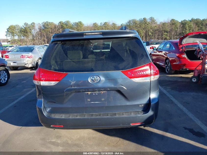 2013 Toyota Sienna Le V6 8 Passenger VIN: 5TDKK3DC1DS361068 Lot: 43974562