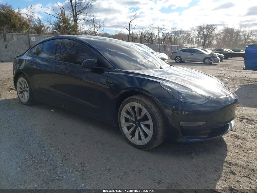 2022 Tesla Model 3 Long Range Dual Motor All-Wheel Drive