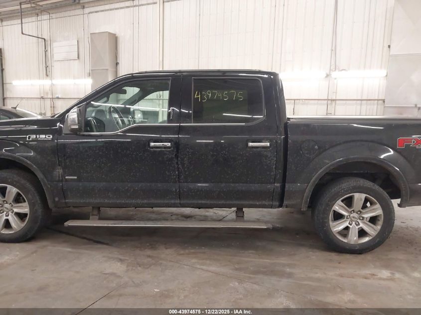 2017 Ford F-150 Platinum VIN: 1FTEW1EG3HFC52530 Lot: 43974575