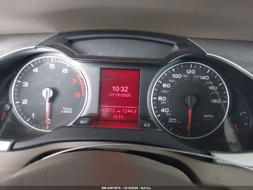 2011 Audi A4 2.0T Premium VIN: WAUFFAFL7BN037372 Lot: 43974576