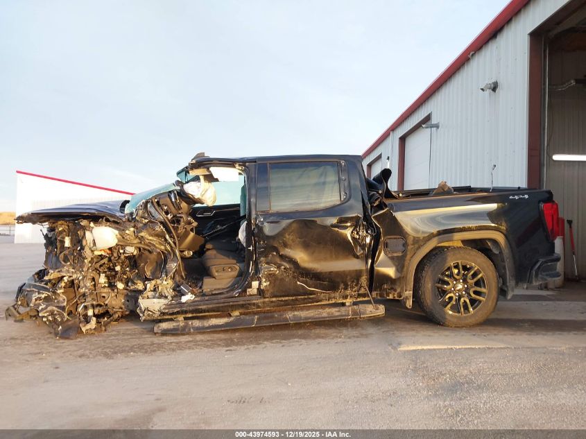 2022 GMC Sierra 1500 4Wd Short Box Elevation VIN: 3GTPUJEK7NG673311 Lot: 43974593