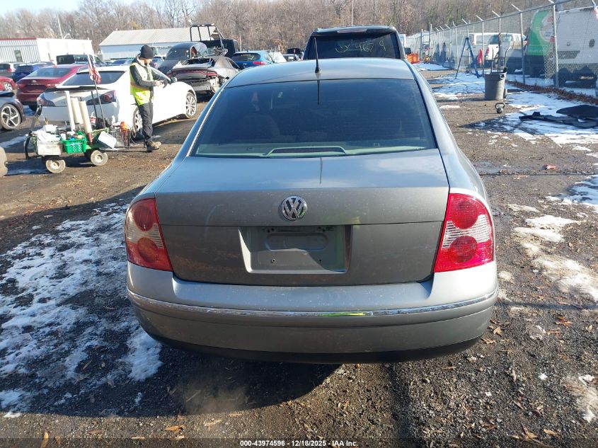 2003 Volkswagen Passat Gls V6 VIN: WVWPH63B83P446979 Lot: 43974596