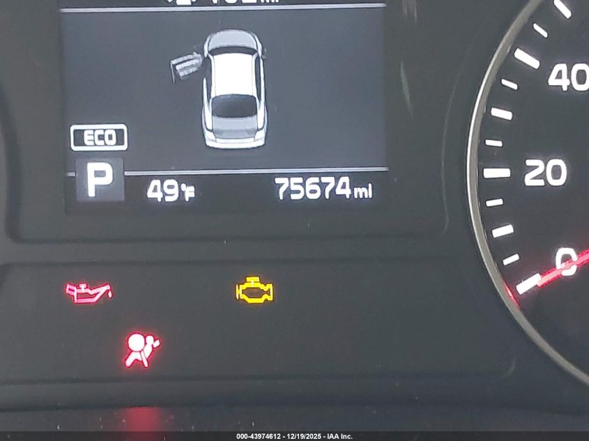 2019 Kia Optima S VIN: 5XXGT4L33KG366166 Lot: 43974612