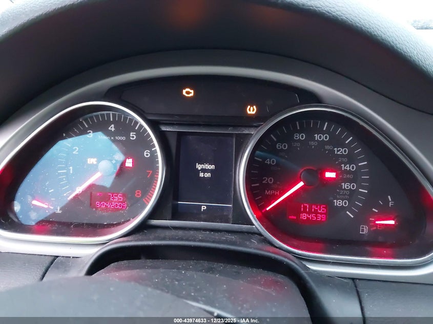 2009 Audi Q7 3.6 Premium VIN: WA1AY74L19D028335 Lot: 43974633