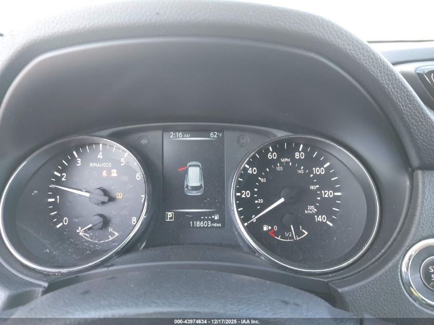 2017 Nissan Rogue Sv VIN: KNMAT2MV0HP532493 Lot: 43974634