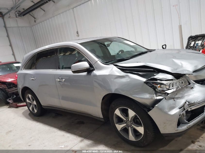 2016 Acura Mdx Acurawatch Plus Package VIN: 5FRYD4H20GB048449 Lot: 43974645