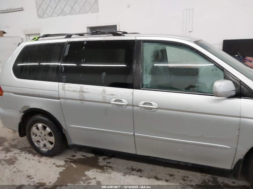 2002 Honda Odyssey Ex-L VIN: 2HKRL18992H573511 Lot: 43974677