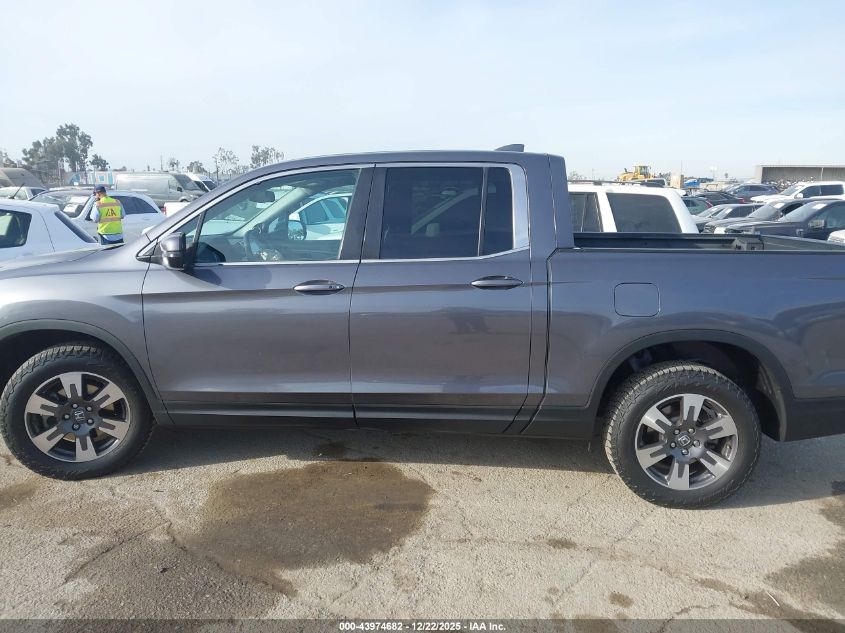 2017 Honda Ridgeline Rtl-T VIN: 5FPYK3F64HB028821 Lot: 43974682