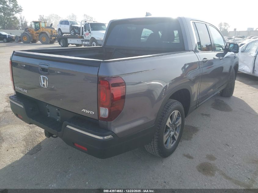 2017 Honda Ridgeline Rtl-T VIN: 5FPYK3F64HB028821 Lot: 43974682