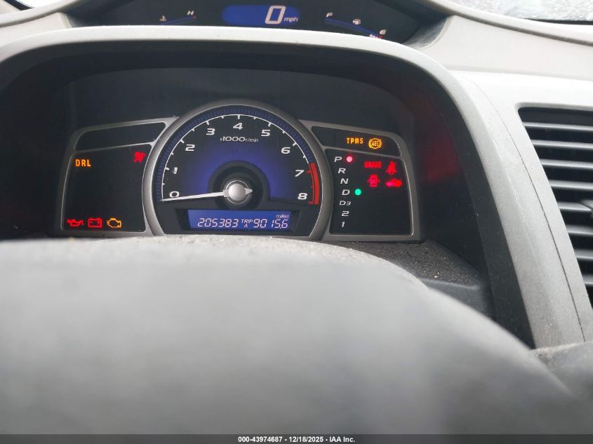 2008 Honda Civic Lx VIN: 1HGFA16568L019633 Lot: 43974687