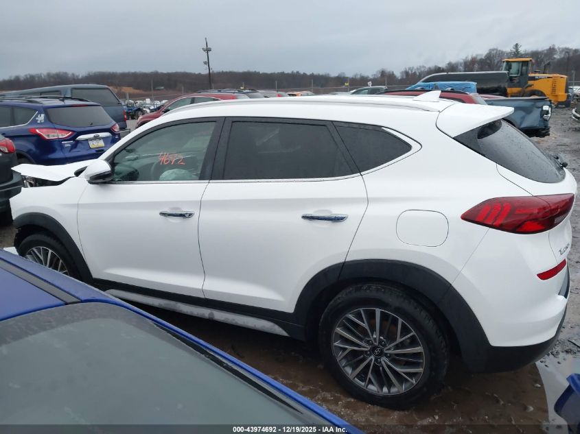 2020 Hyundai Tucson Limited VIN: KM8J3CAL8LU221909 Lot: 43974692