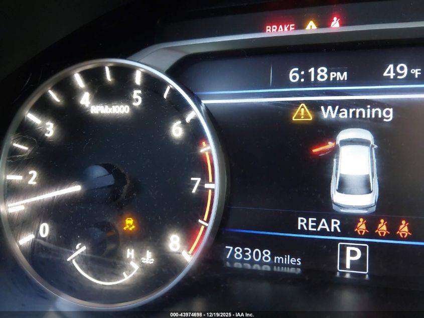 2023 Nissan Altima Sr Fwd VIN: 1N4BL4CV2PN368097 Lot: 43974698