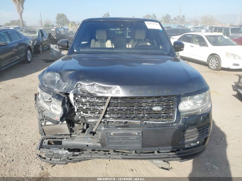 2016 Land Rover Range Rover 5.0L V8 Supercharged VIN: SALGS2EF4GA295098 Lot: 43974719