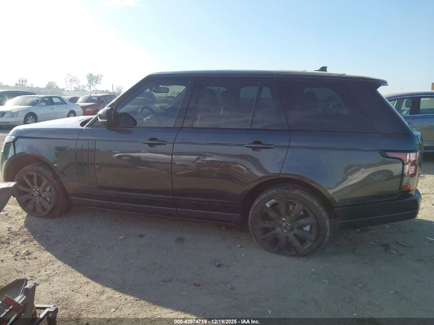 2016 Land Rover Range Rover 5.0L V8 Supercharged VIN: SALGS2EF4GA295098 Lot: 43974719