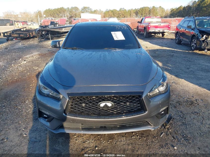 2021 Infiniti Q50 Luxe VIN: JN1EV7BP8MM703339 Lot: 43974725
