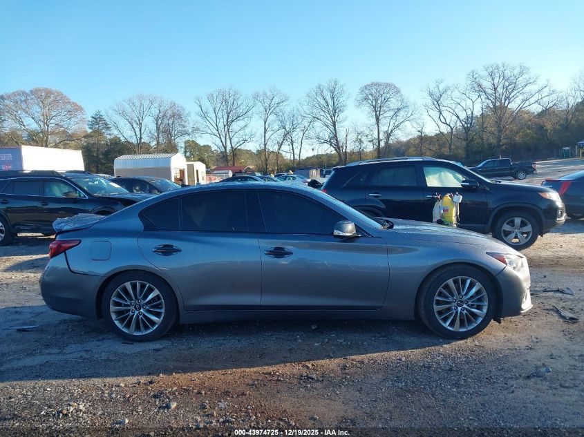 2021 Infiniti Q50 Luxe VIN: JN1EV7BP8MM703339 Lot: 43974725