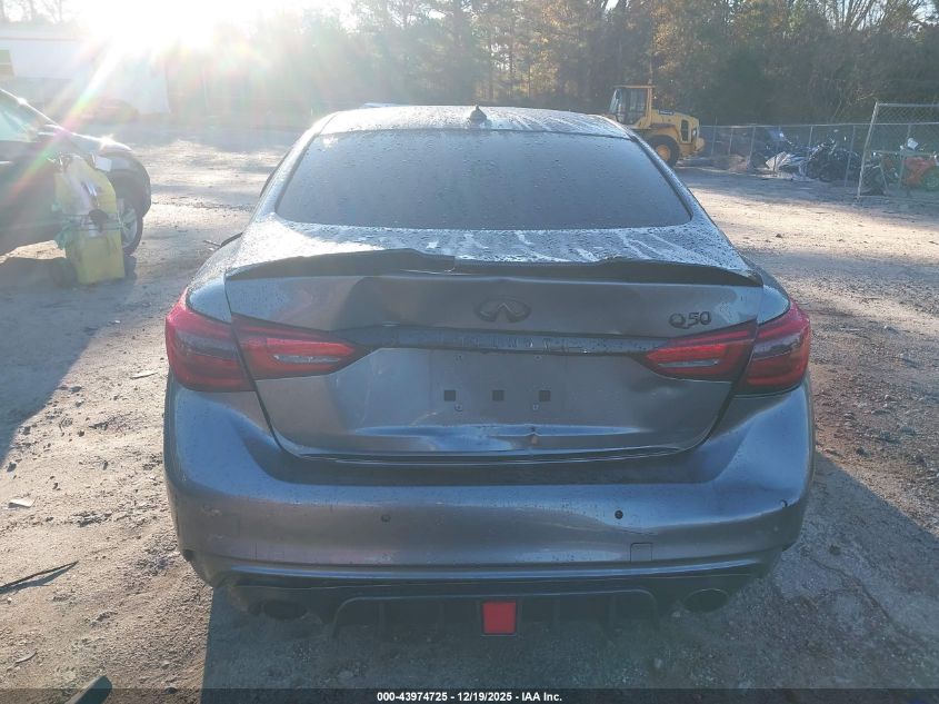 2021 Infiniti Q50 Luxe VIN: JN1EV7BP8MM703339 Lot: 43974725
