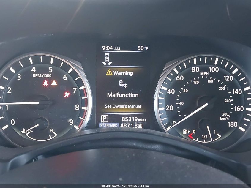 2021 Infiniti Q50 Luxe VIN: JN1EV7BP8MM703339 Lot: 43974725