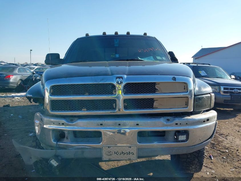 1998 Dodge Ram 2500 St VIN: 1B7KF23D3WJ138846 Lot: 43974726