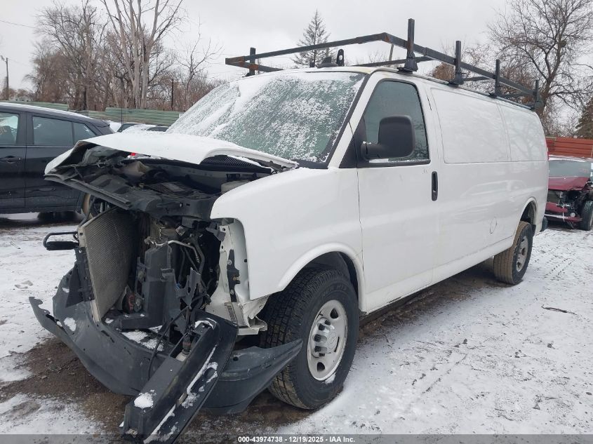 2020 Chevrolet Express Cargo Rwd 3500 Extended Wheelbase Wt VIN: 1GCZGHFG0L1757051 Lot: 43974738