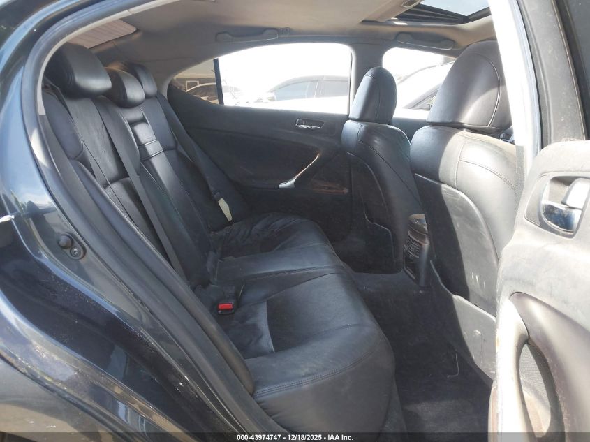 2007 Lexus Is 250 VIN: JTHBK262272027706 Lot: 43974747