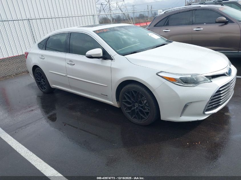 2016 Toyota Avalon Hybrid Limited VIN: 4T1BD1EB2GU053066 Lot: 43974773