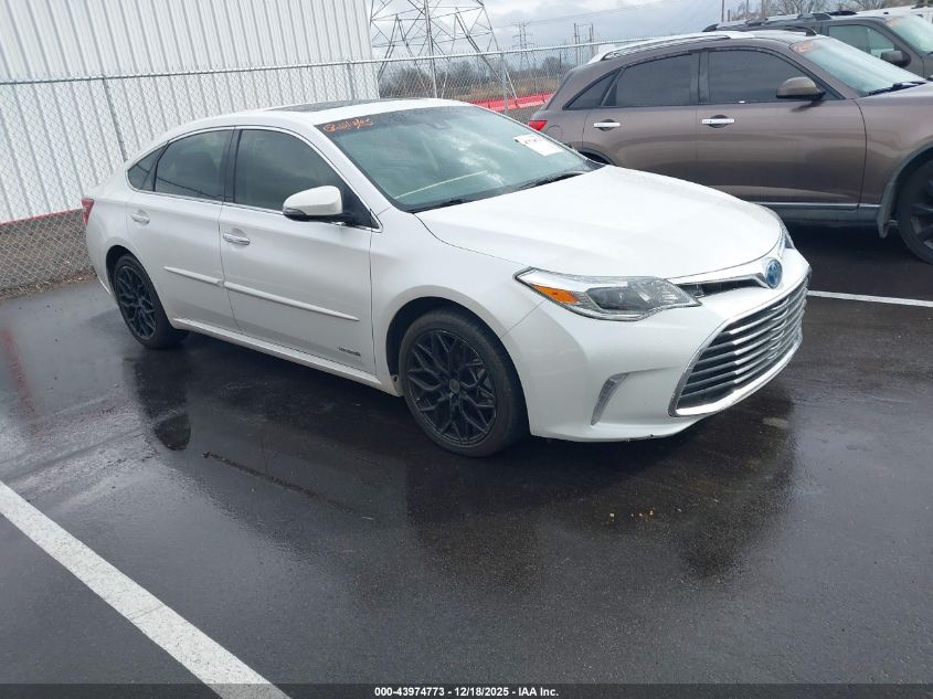 2016 Toyota Avalon Hybrid Limited VIN: 4T1BD1EB2GU053066 Lot: 43974773