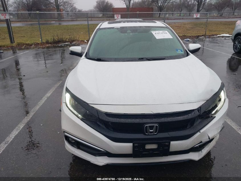 2020 Honda Civic Ex-L VIN: 19XFC1F77LE205337 Lot: 43974788