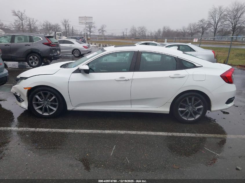 2020 Honda Civic Ex-L VIN: 19XFC1F77LE205337 Lot: 43974788