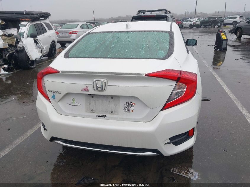 2020 Honda Civic Ex-L VIN: 19XFC1F77LE205337 Lot: 43974788