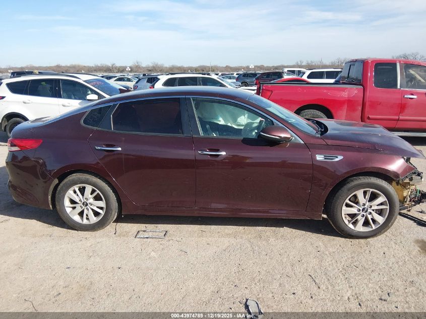 2016 Kia Optima Lx VIN: 5XXGT4L3XGG113949 Lot: 43974789