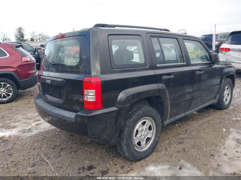 2008 Jeep Patriot Sport VIN: 1J8FT28058D785176 Lot: 43974802